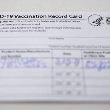 Covid-19 Vaccination Card