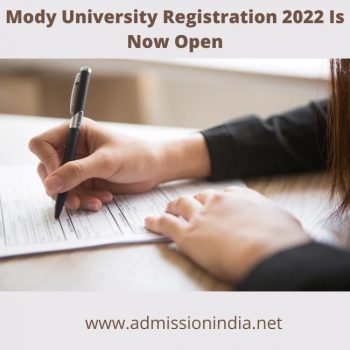 Mody University Registration 2022