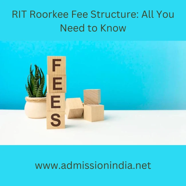 RIT Roorkee fee