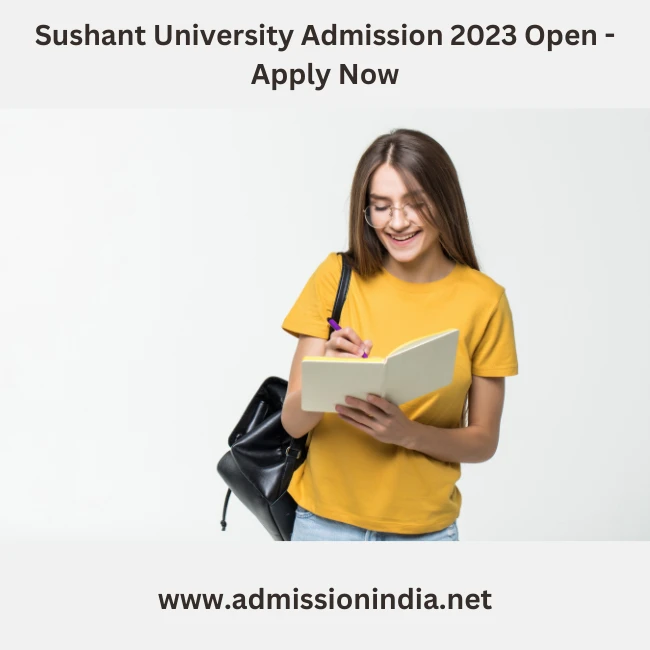 Sushant University Admission 2023