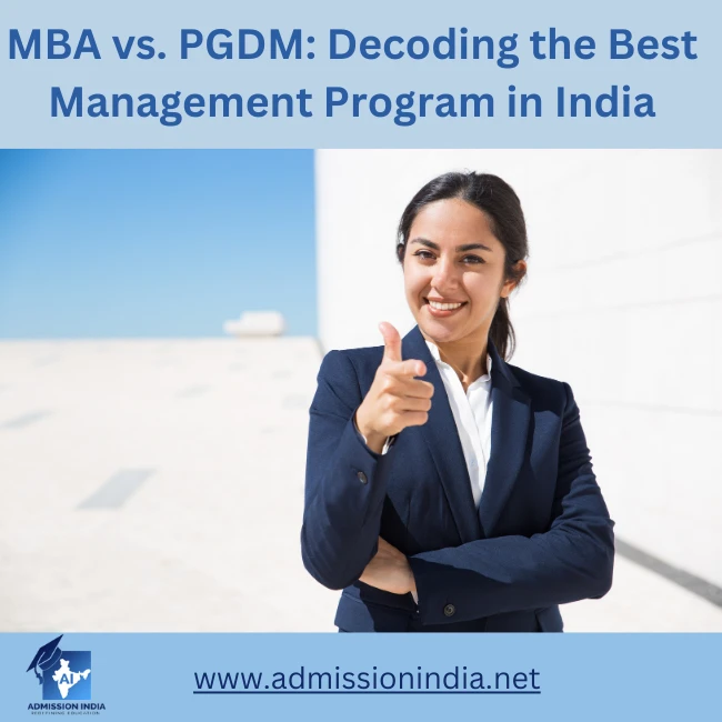 MBA vs. PGDM