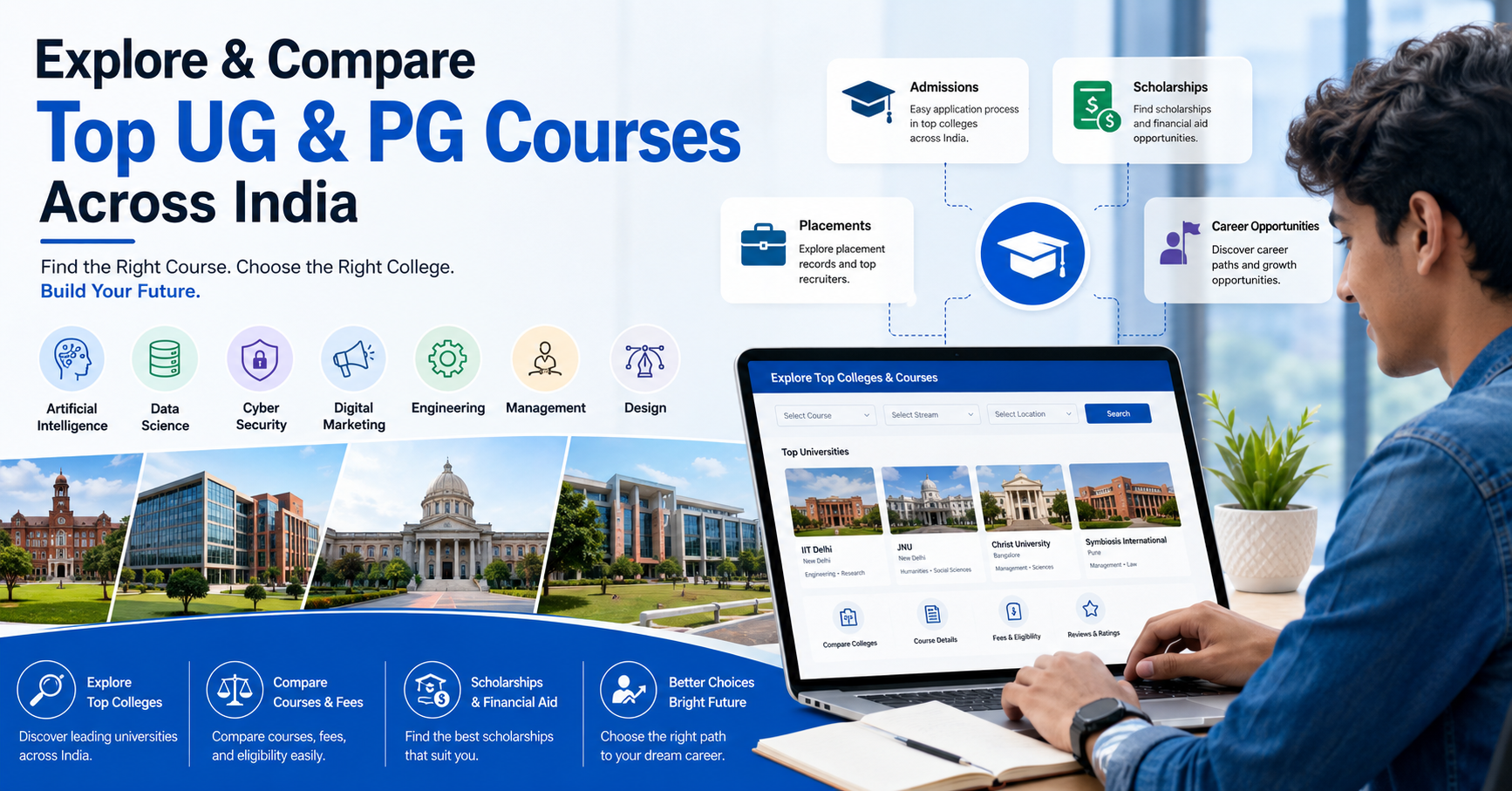 Navigate The Best Educational Hubs Across India with Us!