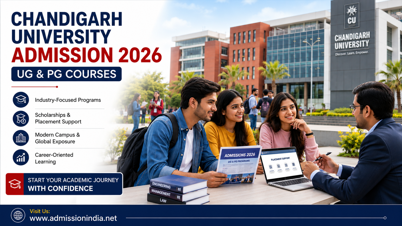 Chandigarh University Admission 2026 for UG & PG Courses
