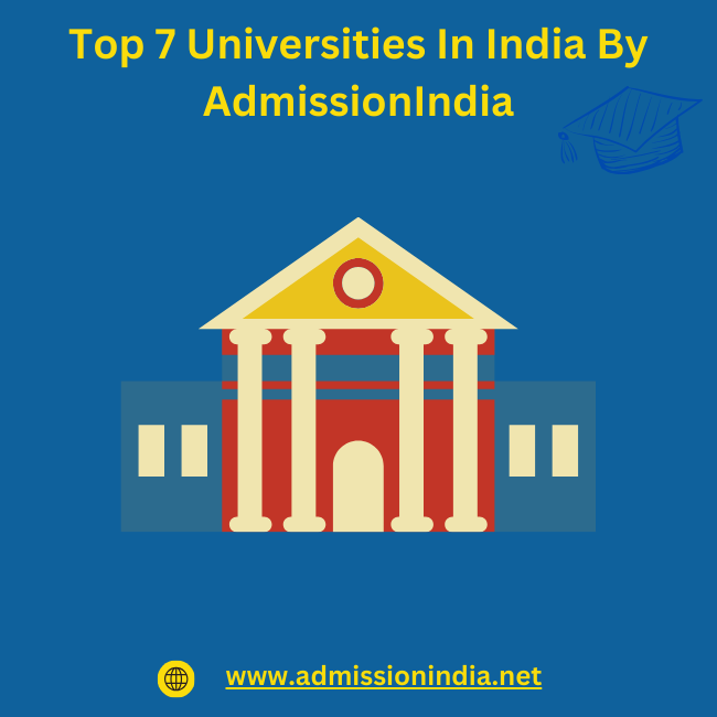 Top 7 Universities In India By AdmissionIndia