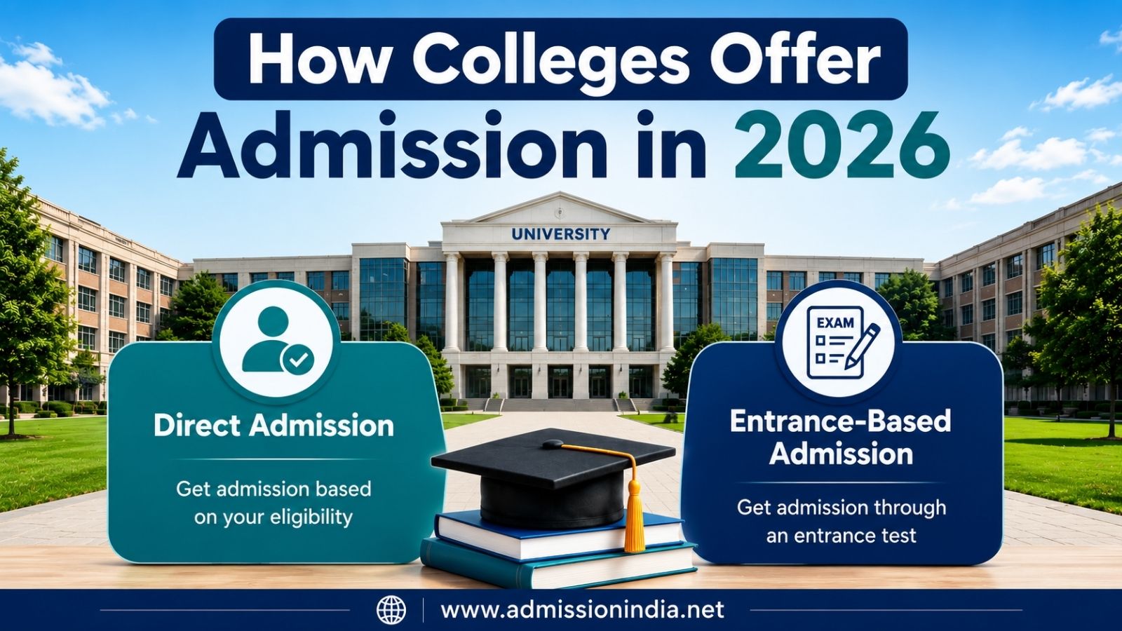 Direct Admission vs Entrance-Based Admission: How It Works in 2026